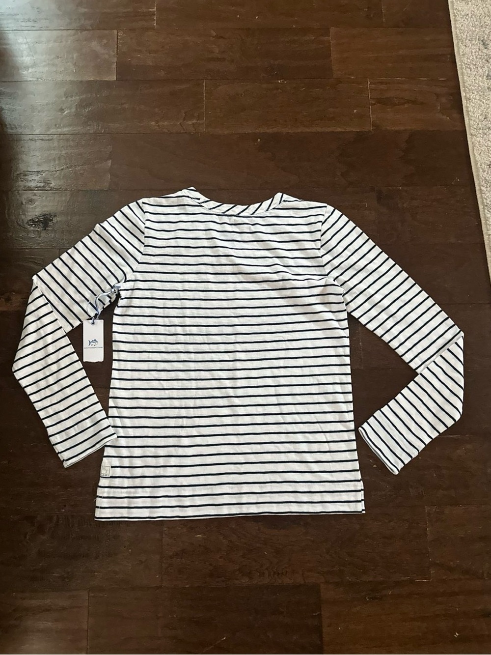 Southern Tide Kimmy Stripe Crewneck Long Sleeve
Tee  Navy/White size S-NWT - Picture 10 of 10